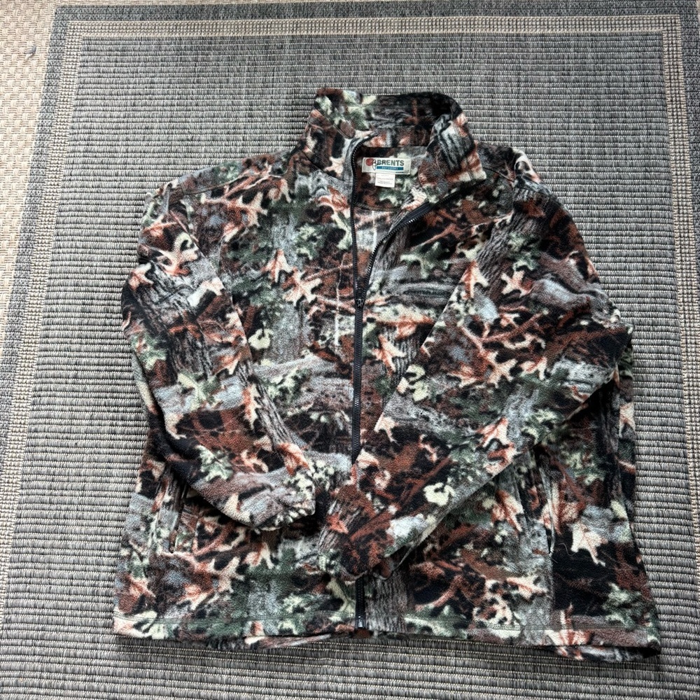 Vintage Brent’s Outdoors Men's Camouflage Lightweight Jacket